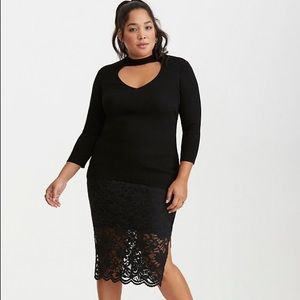 Torrid stretch lace pencil skirt size 3X